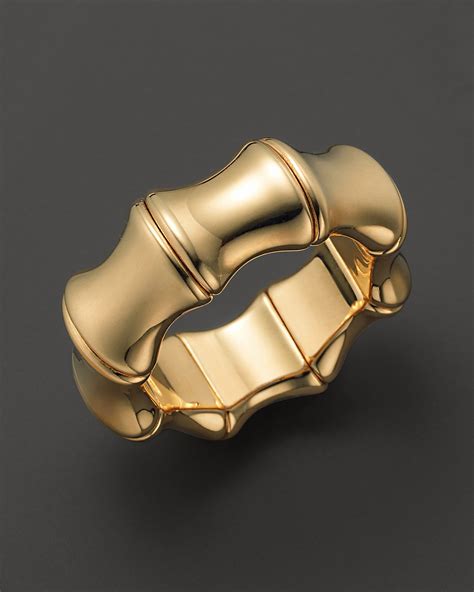 gucci 18-karat gold bamboo ring|Gucci Bamboo 18k .